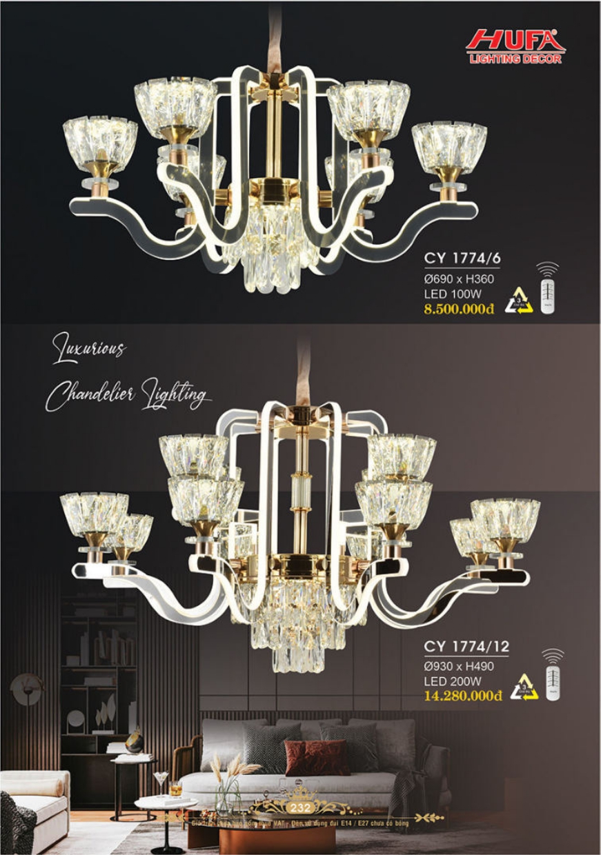 Bảng giá đèn trang trí HUFA